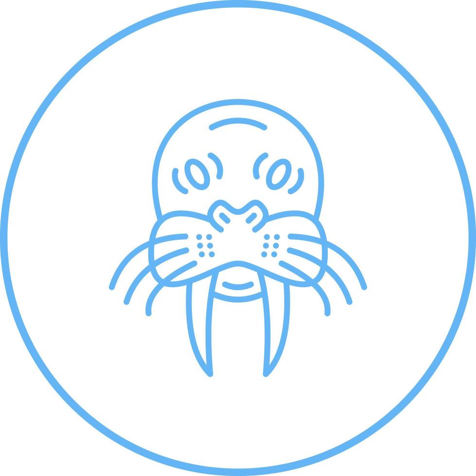 Walrus Vector Icon