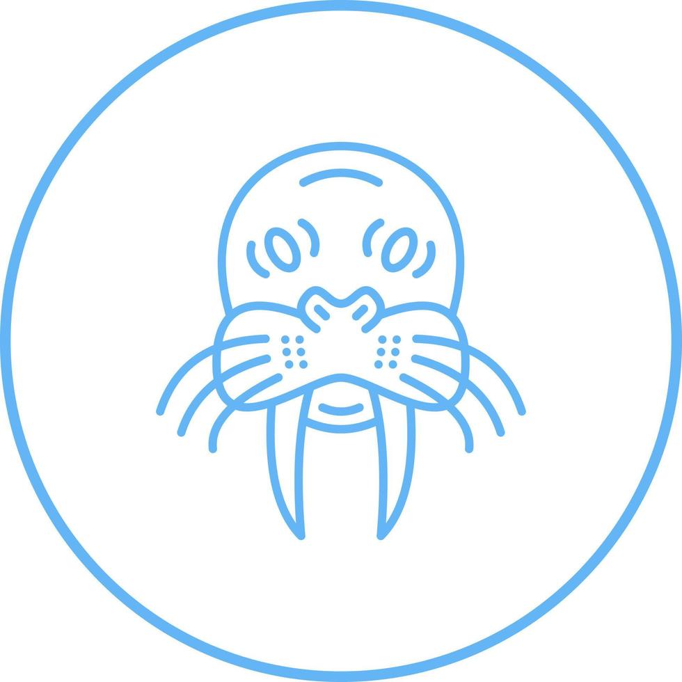 Walrus Vector Icon