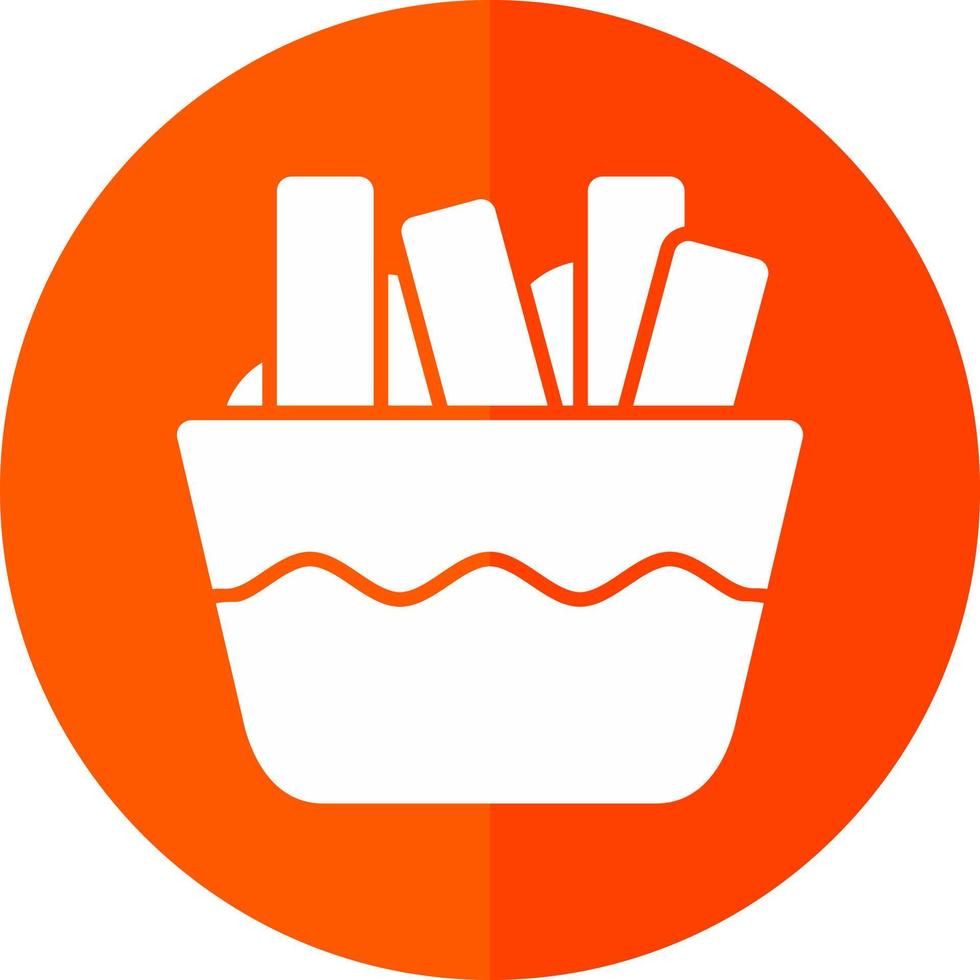 Poutine Vector Icon Design