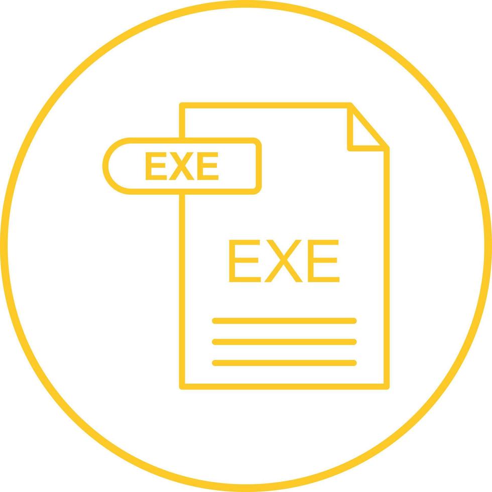 EXE Vector Icon