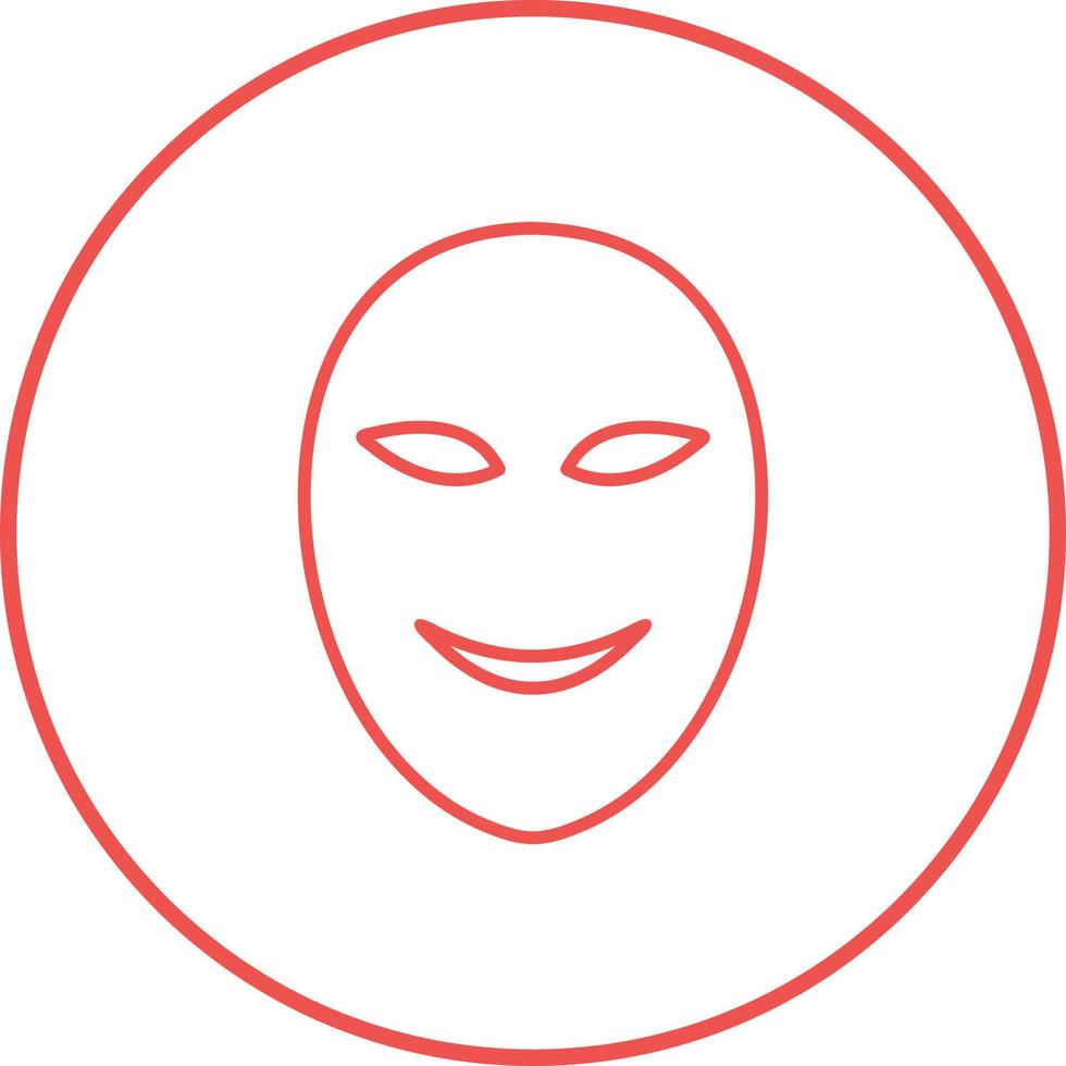 Ancient Face Mask Vector Icon