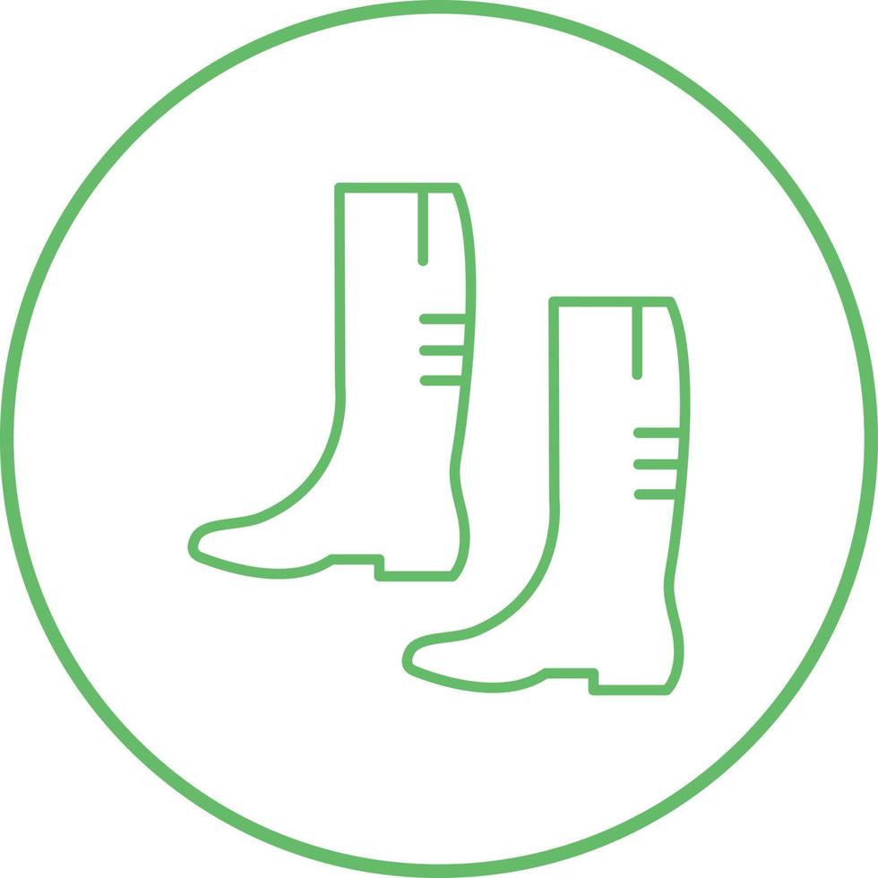 Gardening Boots Vector Icon