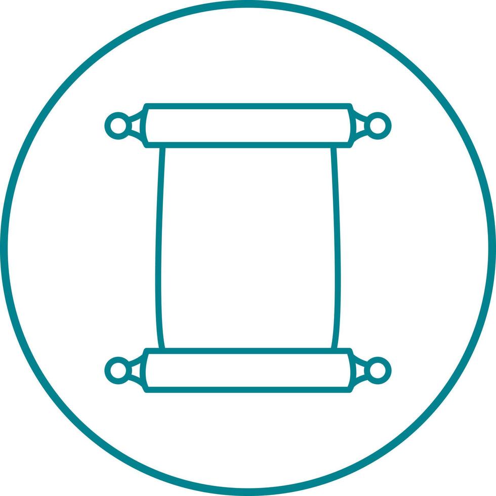Scroll of Paper Vector Icon