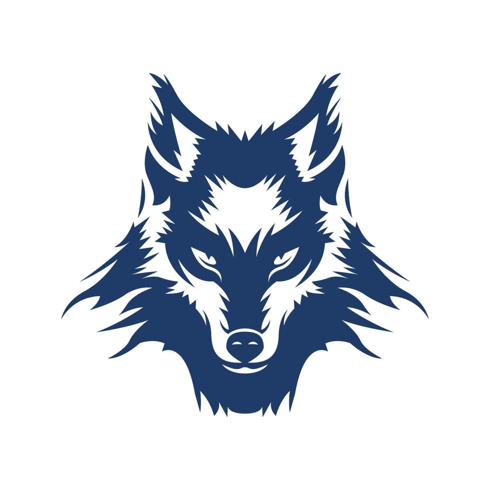 The Majestic Wolf A Symbol of Power and Wisdom, Mascot Logo Concept Vector Illustration Cartoon. Suitable For Logo, Wallpaper, Banner, Card, Book Illustration, T-Shirt, Sticker, Cover, etc
