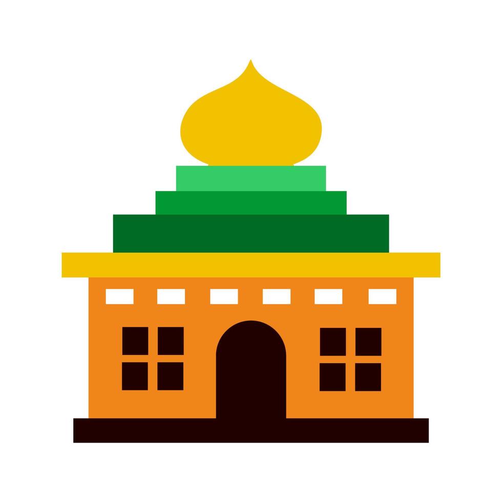 mosque logo symbol illustration vector