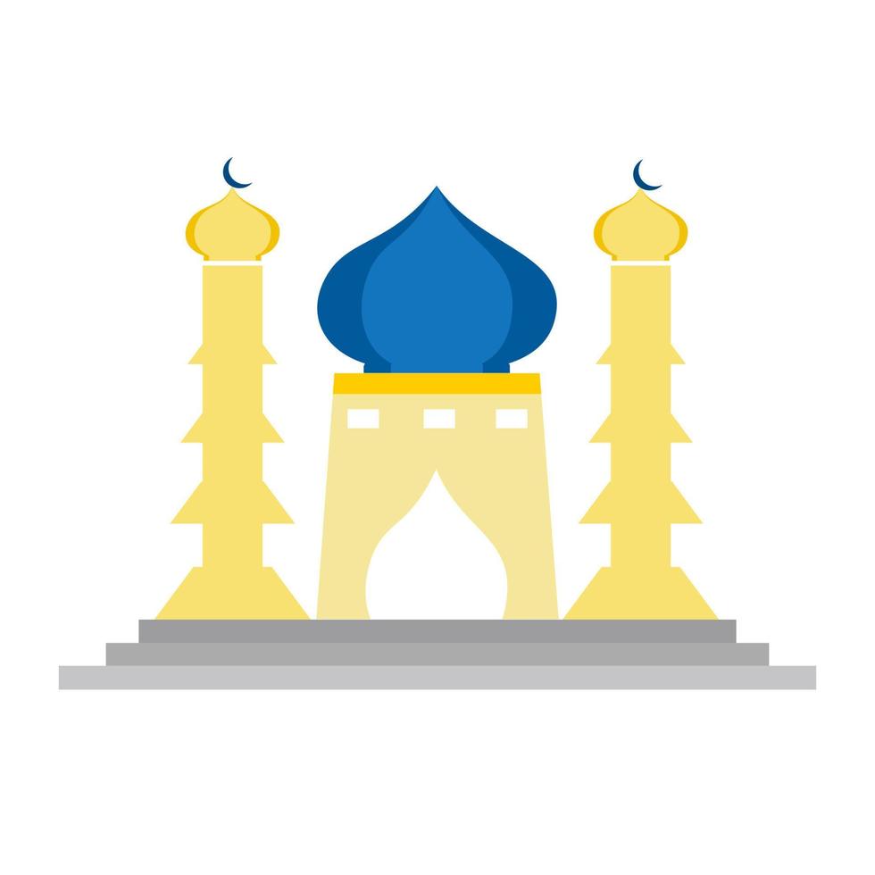 Mosque icons logo illustration vector