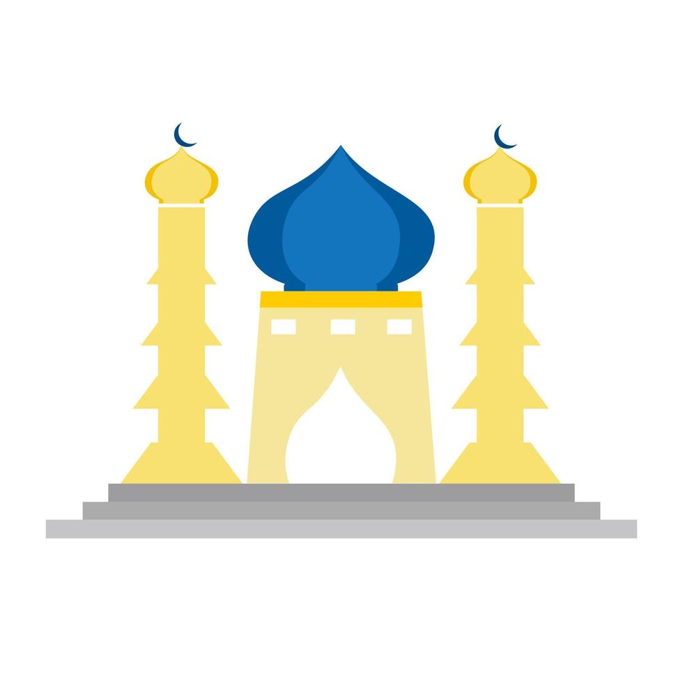 mezquita íconos logo ilustración vector