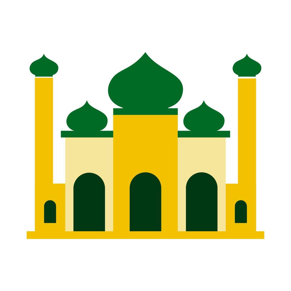 Mosque icons logo illustration vector