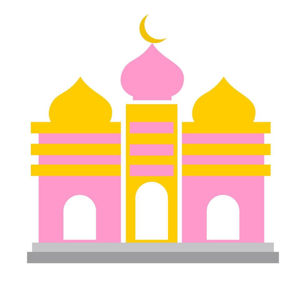 Mosque icons logo illustration vector
