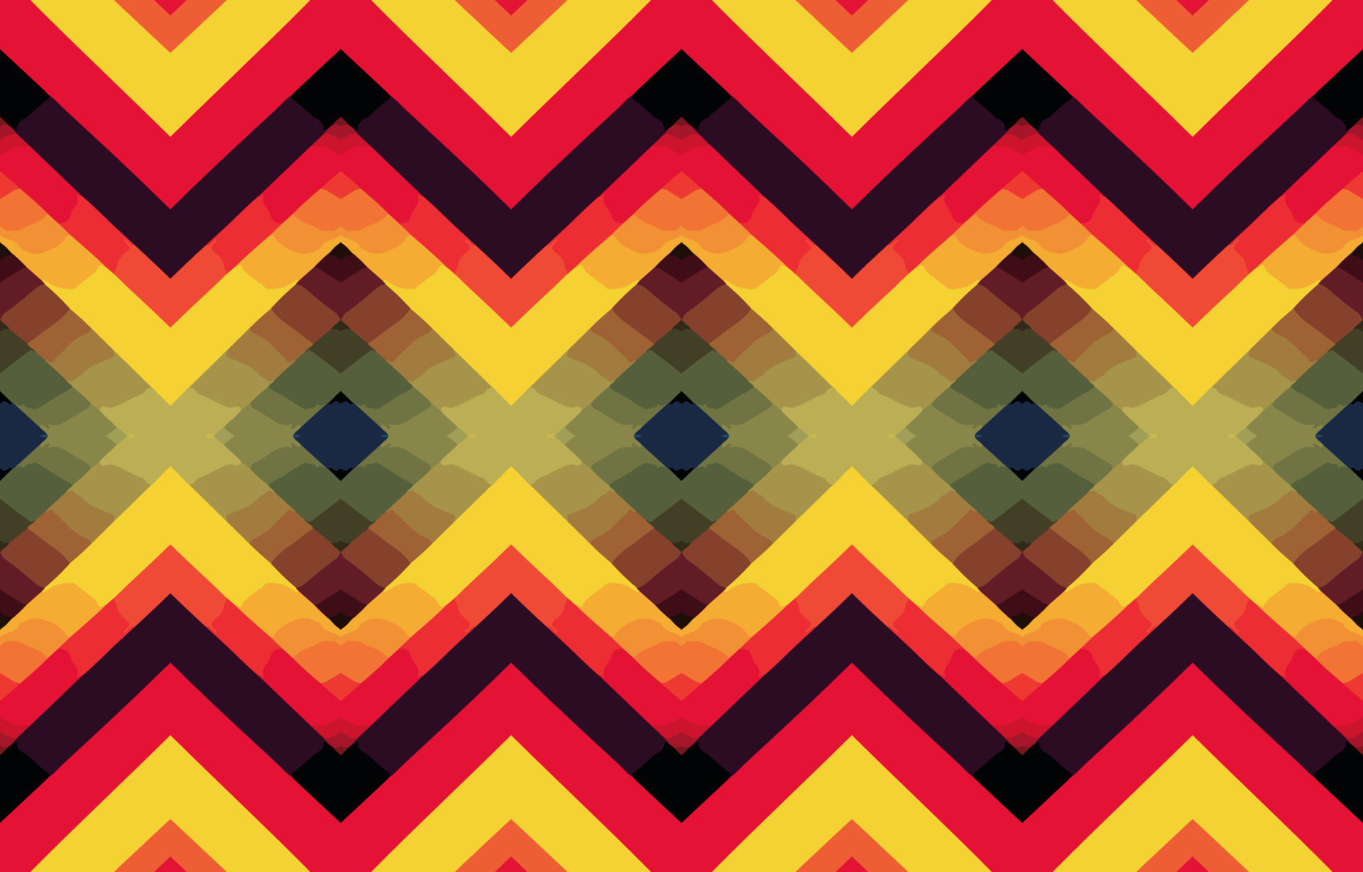 Zigzag seamless pattern. Abstract folk ethnic tribal geometric graphic