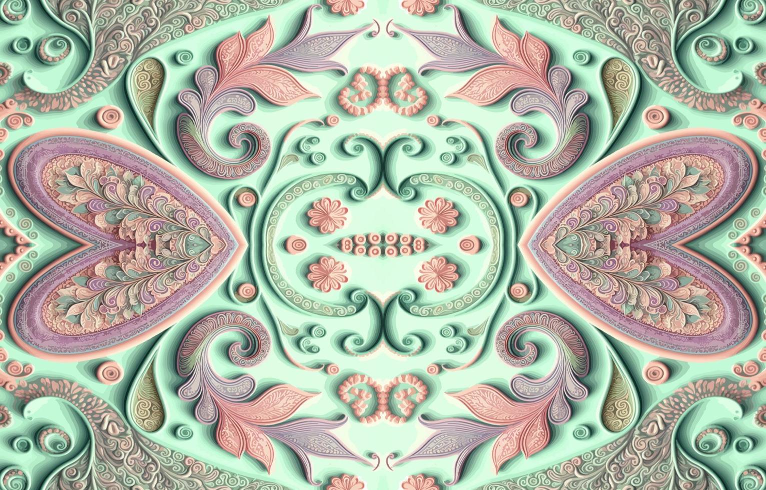 cachemir sin costura modelo pastel tono. resumen tradicional gente antiguo étnico tribal gráfico cachemir línea. textura textil tela patrones vector ilustración. florido elegante lujo Clásico retro orzuelo