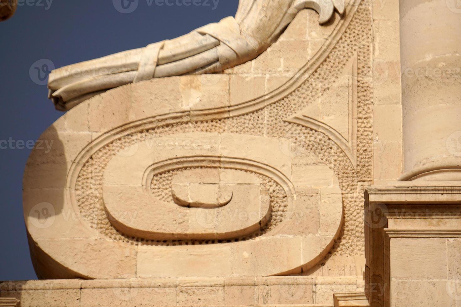 ortigia syracuse sicilia italia histórica catedral barroca detalle foto