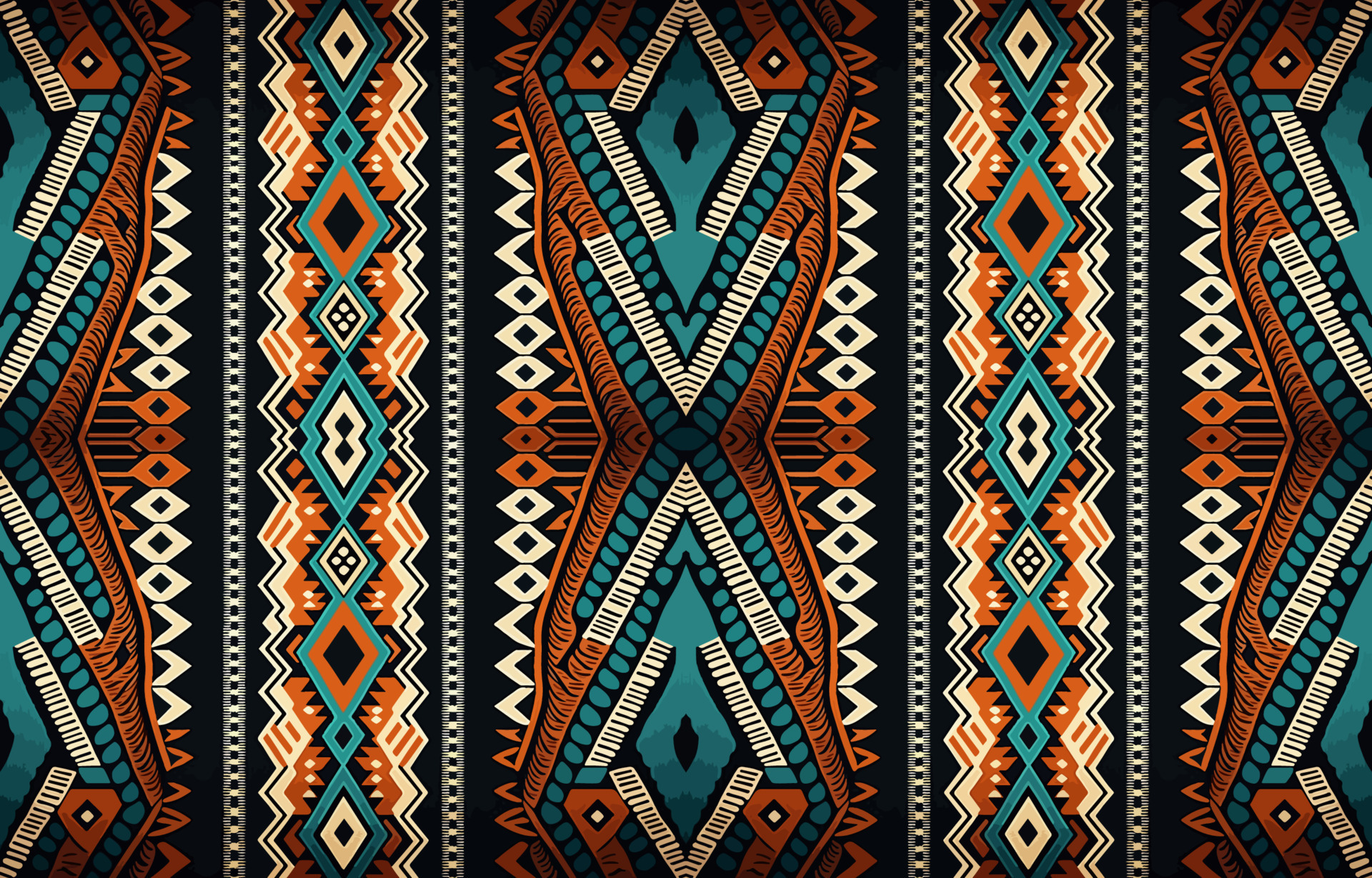 Ethnic seamless fabric pattern. Abstract traditional folk antique ...