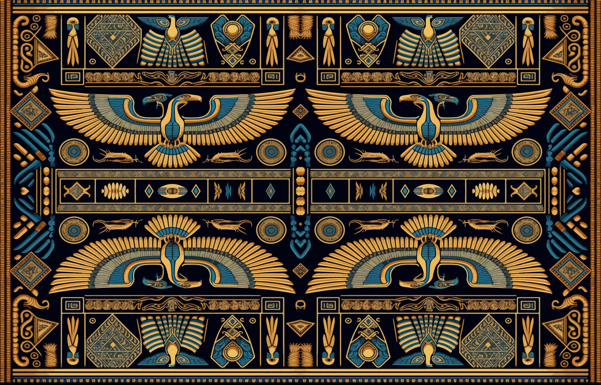 simple egyptian patterns