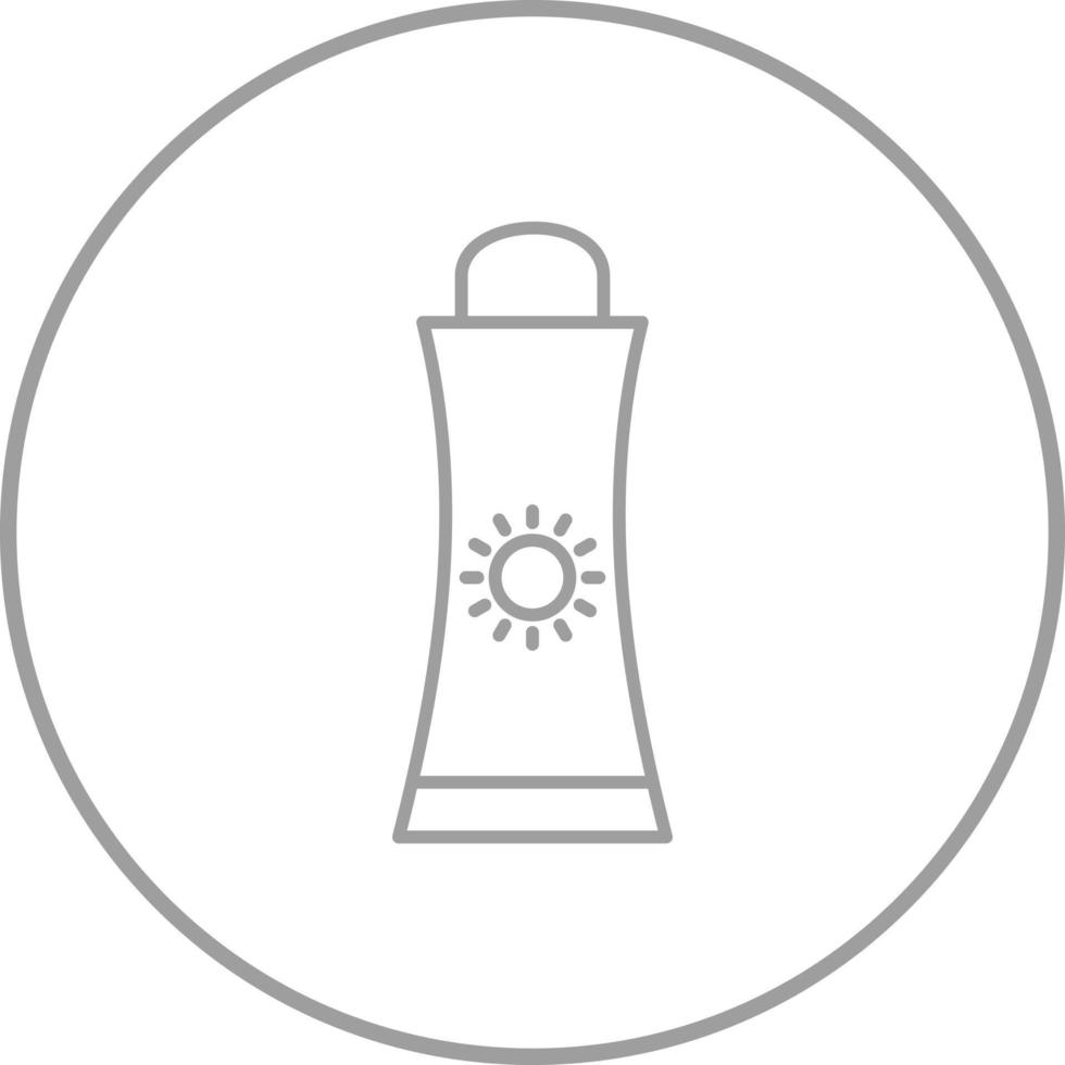 Sunblock Cream Vector Icon