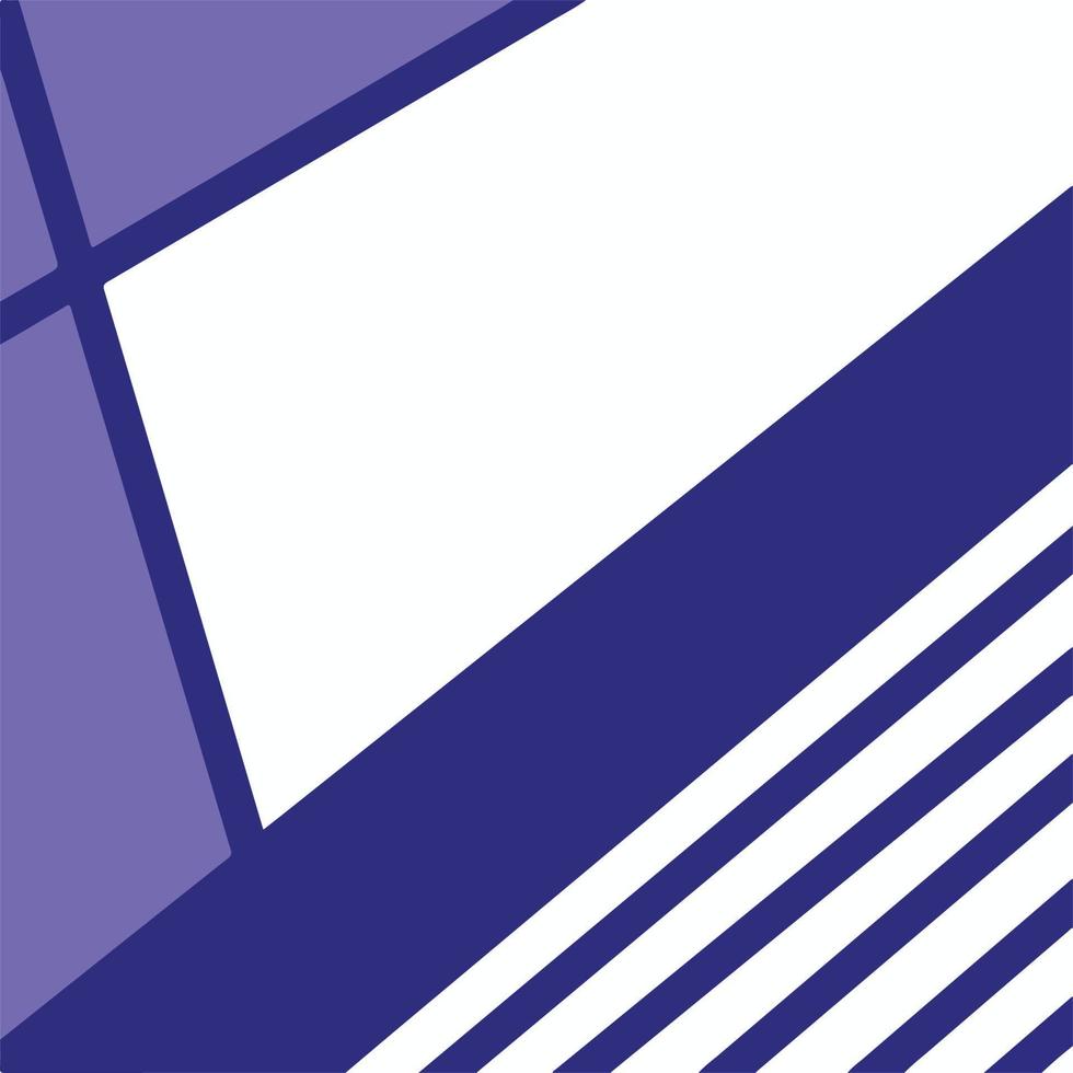 Purple and white simple flat empty copy space background design isolated on square template for social media template, paper and textile scarf print, wrapping paper, poster. vector