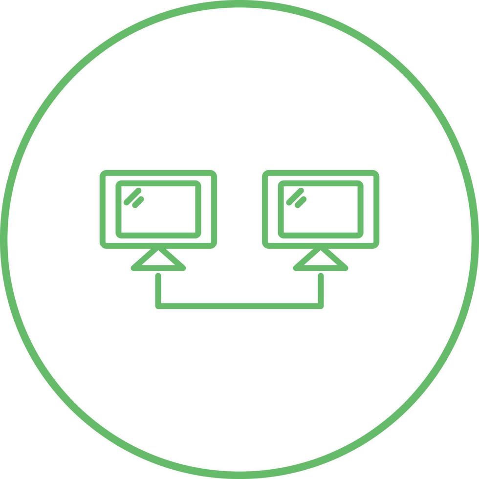 Connected Systems Vector Icon