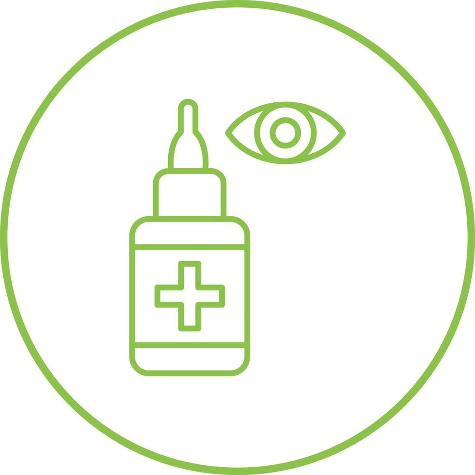 Eye Drop Vector Icon