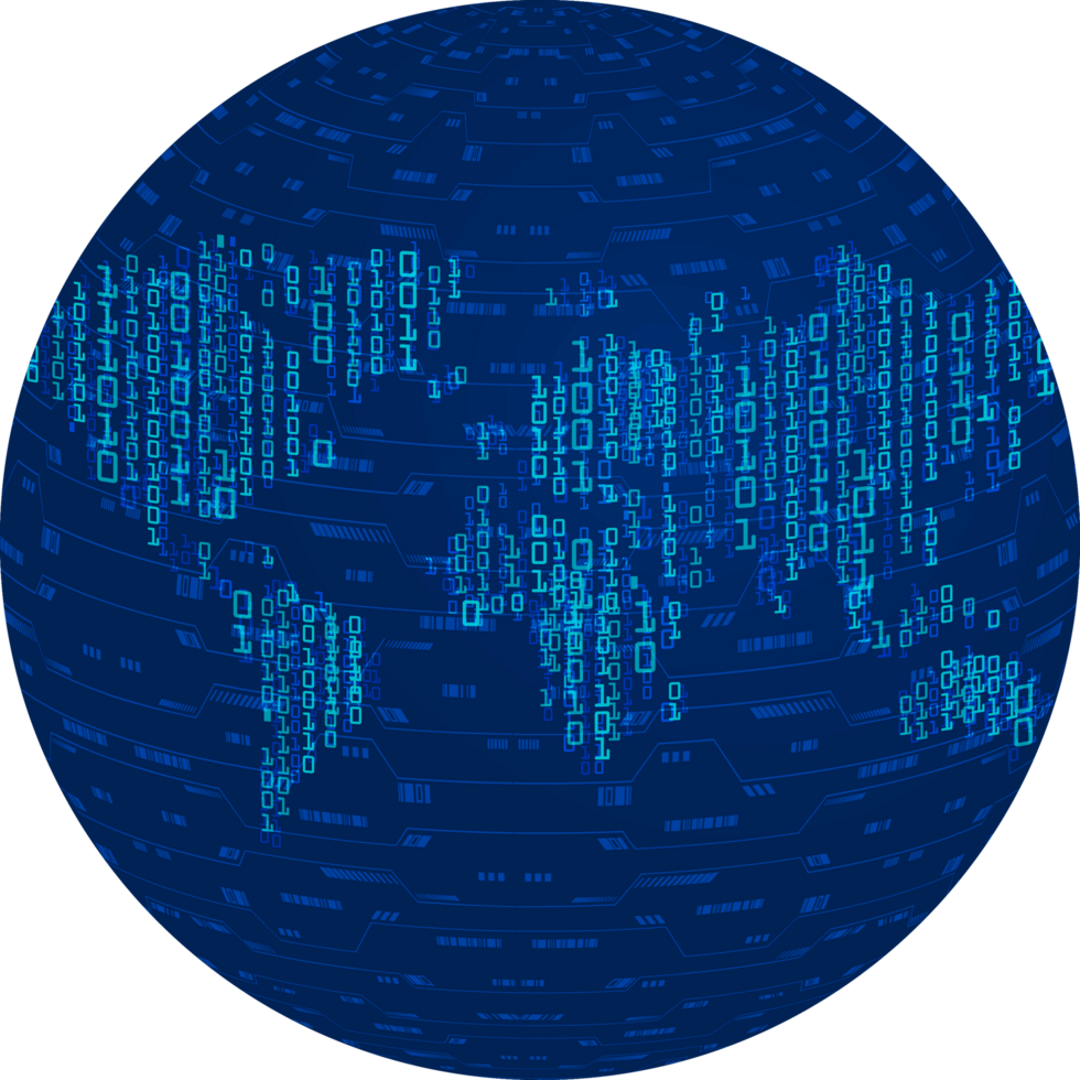 globe de technologie moderne png