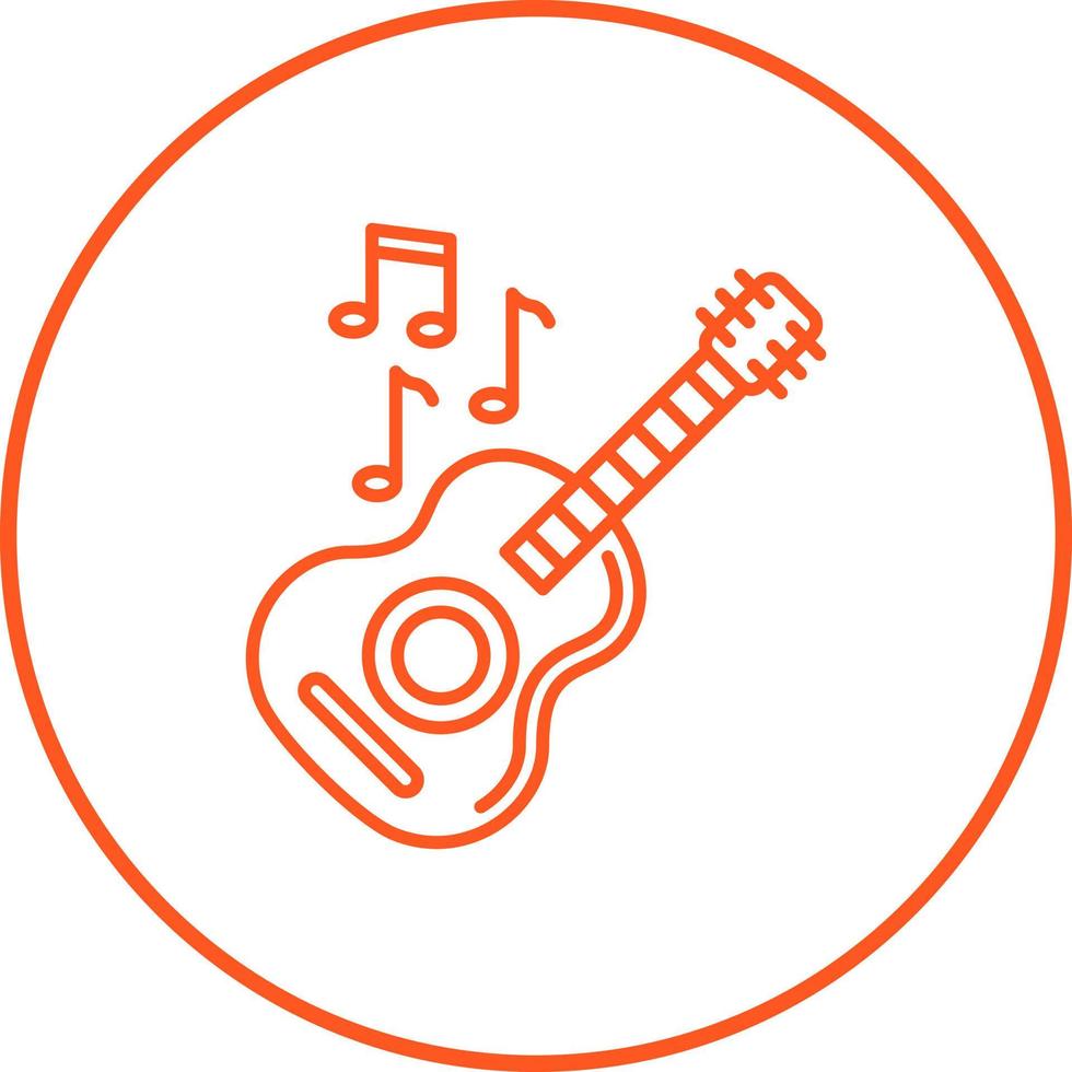 icono de vector de guitarra