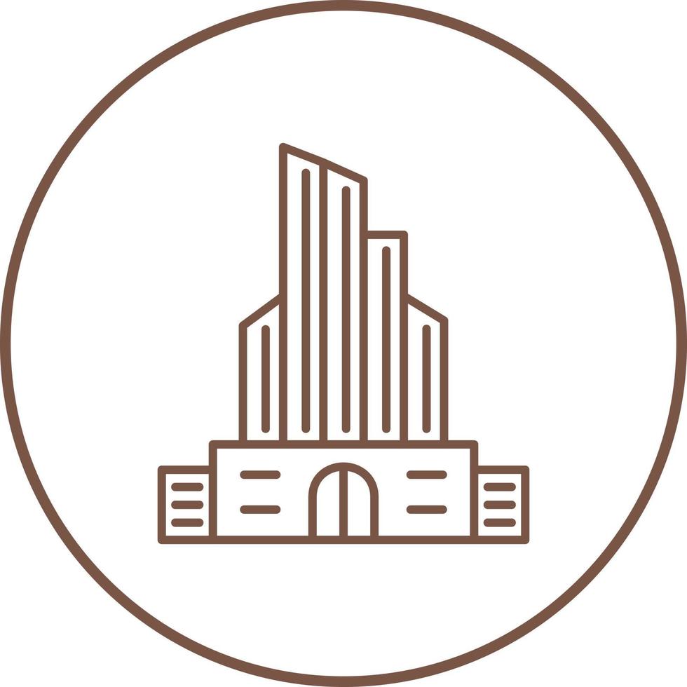 icono de vector de edificio de oficinas