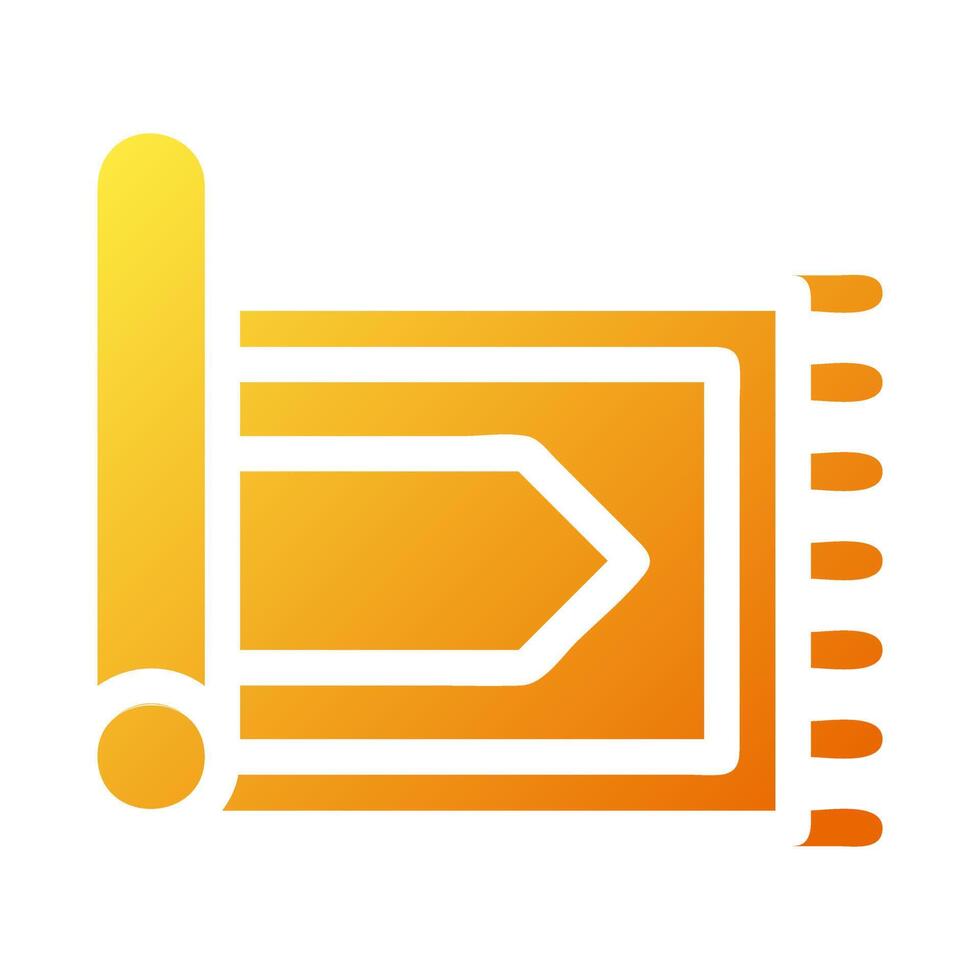 rug icon solid gradient yellow style ramadan illustration vector element and symbol perfect.