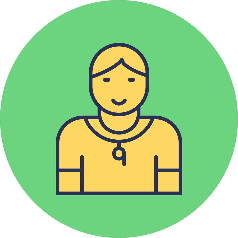 Gym Trainer Vector Icon
