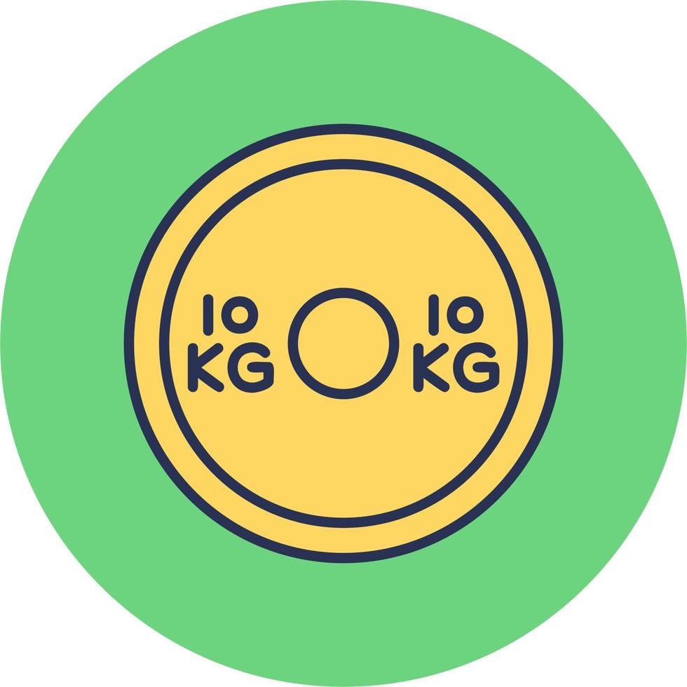 Weight Plates Vector Icon