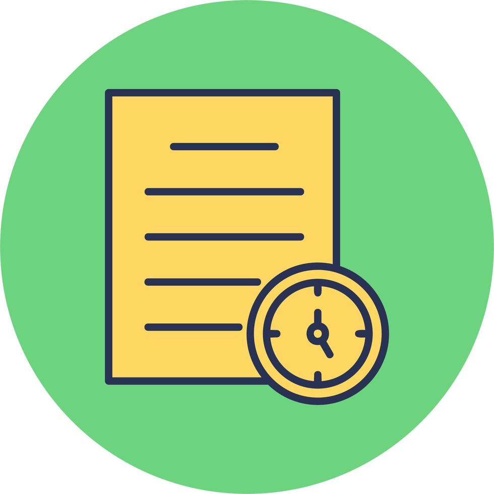 Exercise Timing Vector Icon