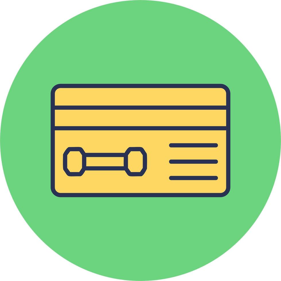 Member Card Vector Icon