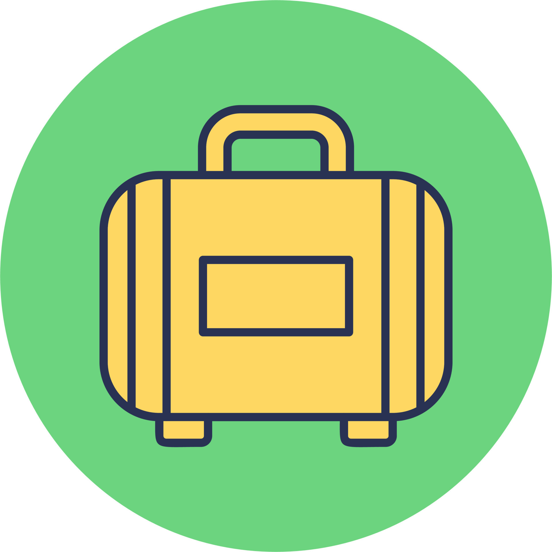 Suitcase Vector Icon 20253304 Vector Art at Vecteezy