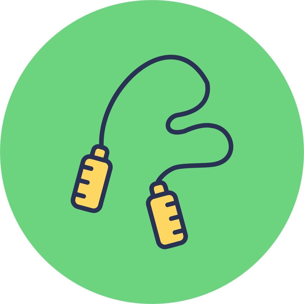 Skipping Rope Vector Icon