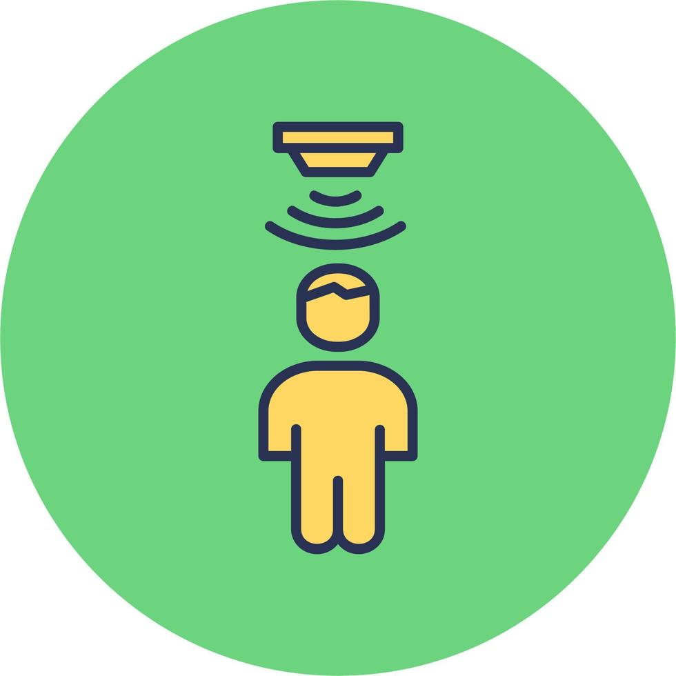 Motion Sensor Vector Icon