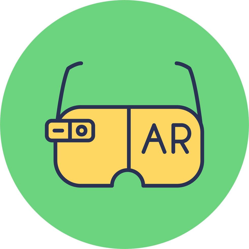 Ar Glasses Vector Icon