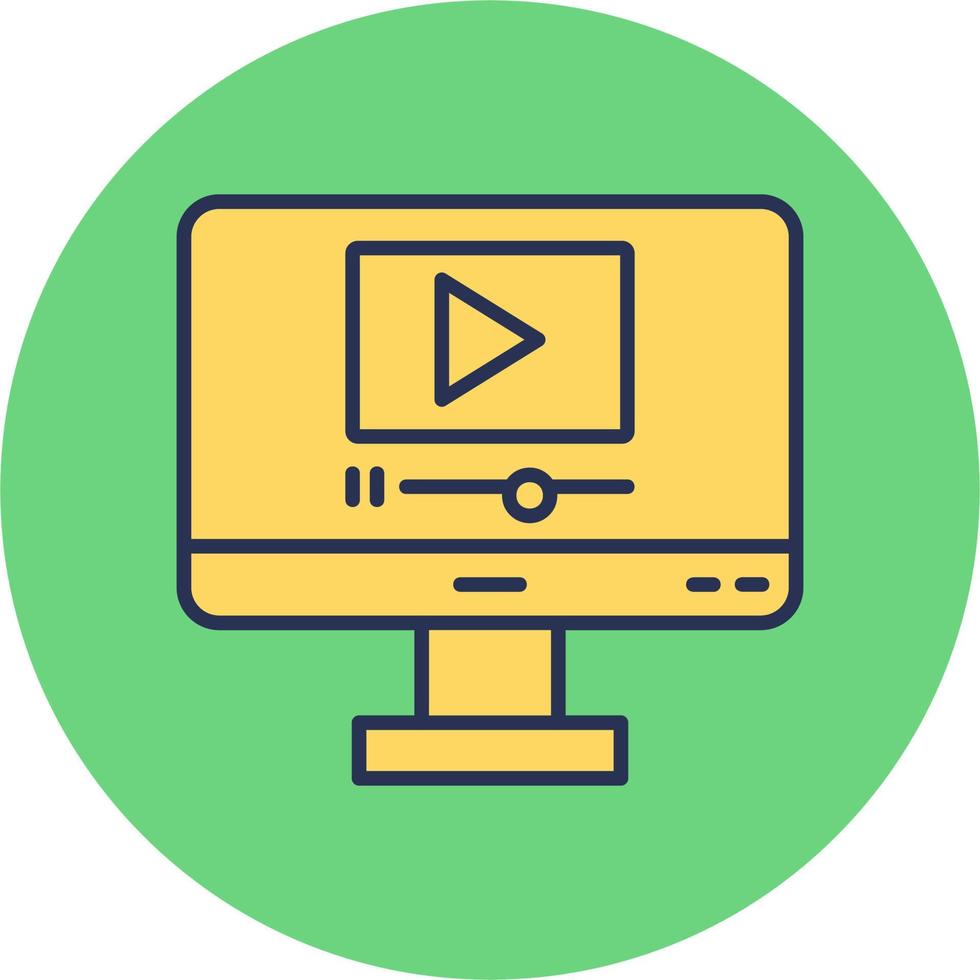 360 Video Vector Icon