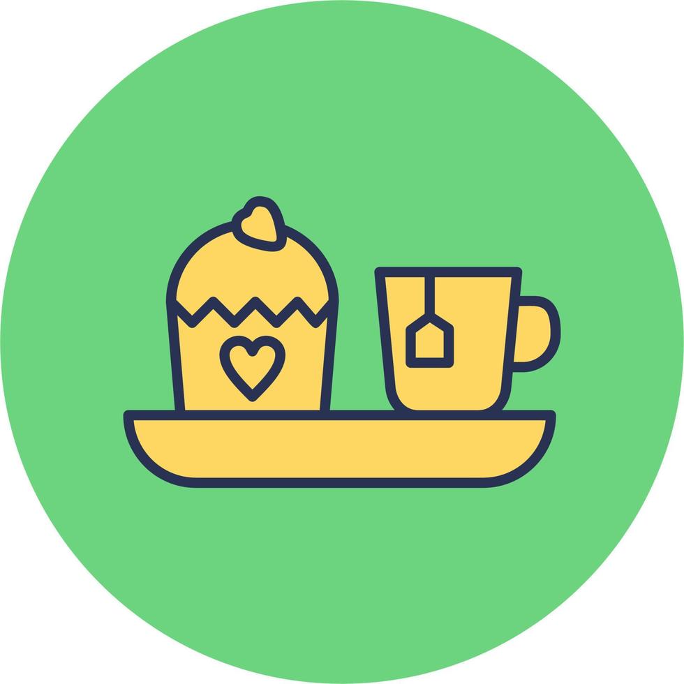 Afternoon Tea Vector Icon