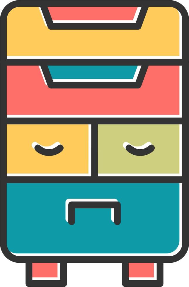 Drawers Vector Icon