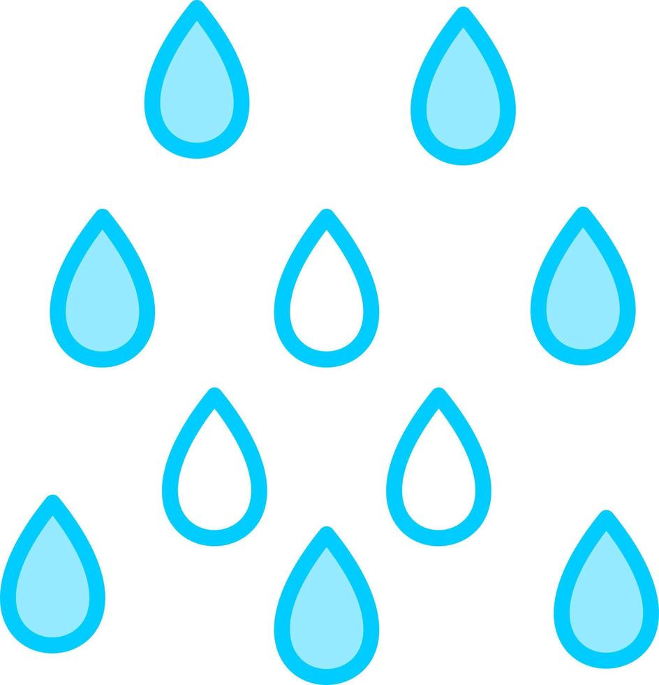 Rain Vector Icon