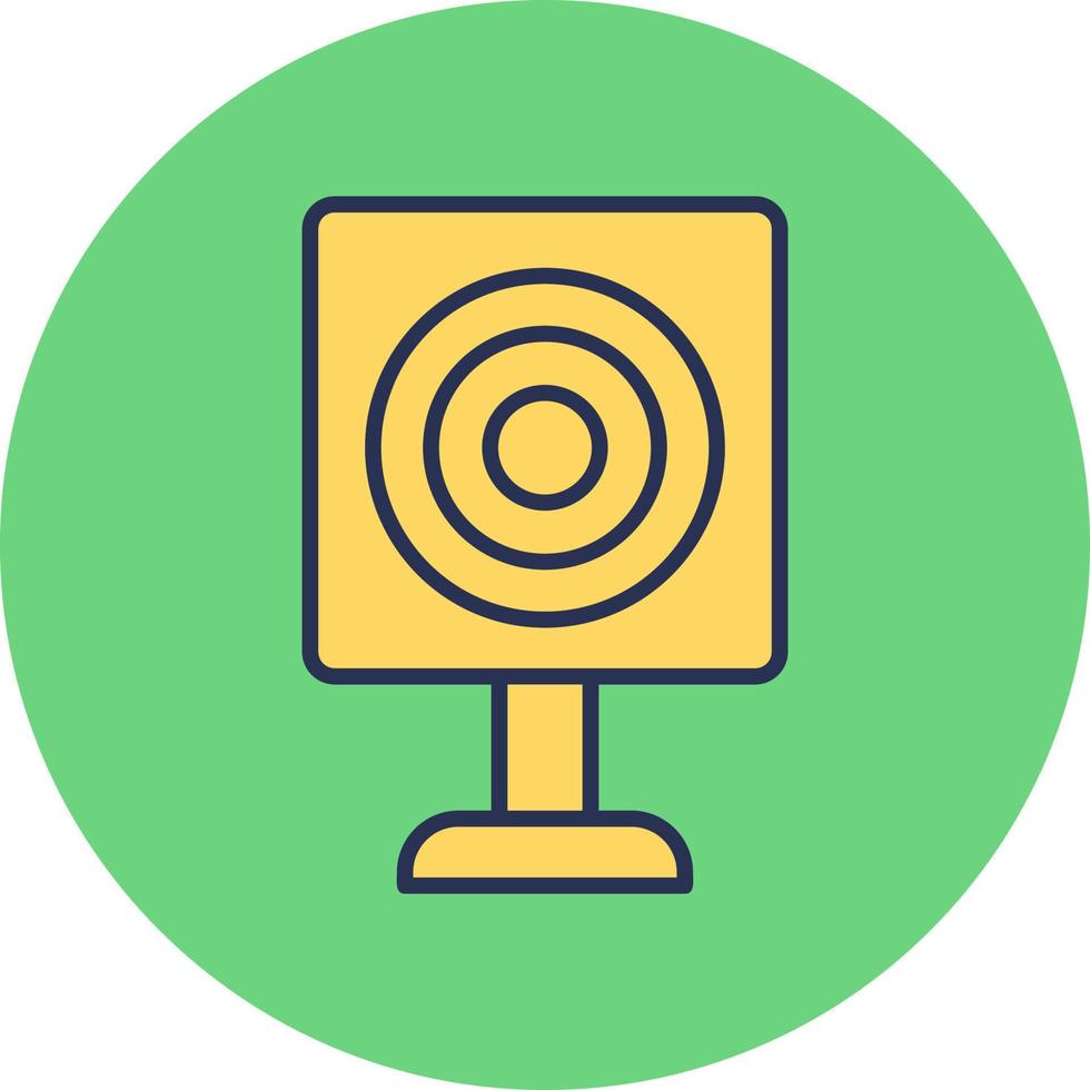 Military Target Vector Icon