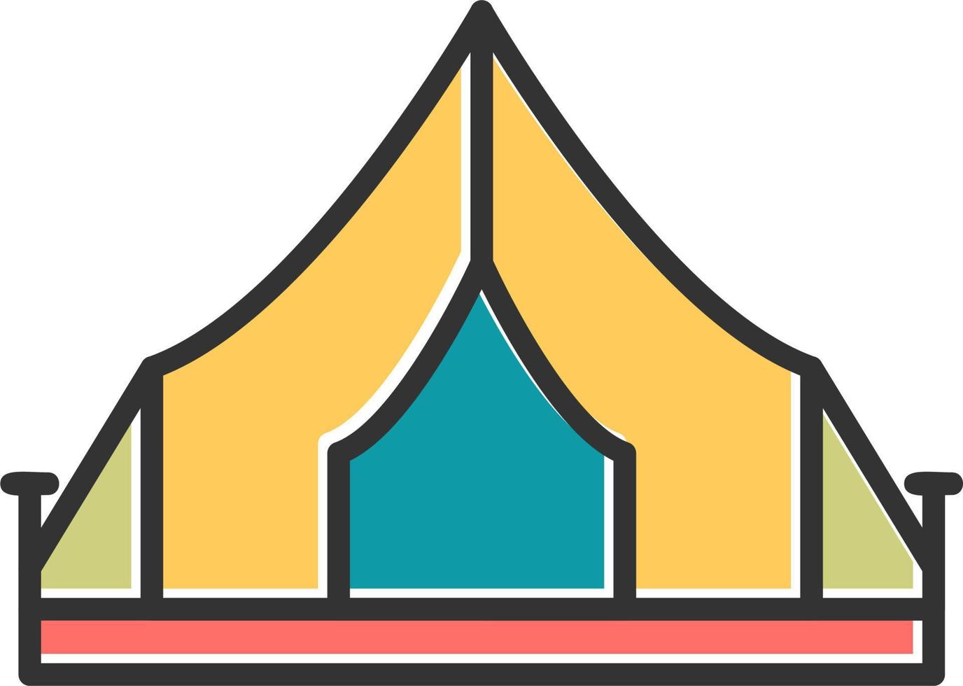 Camping Tent Vector Icon