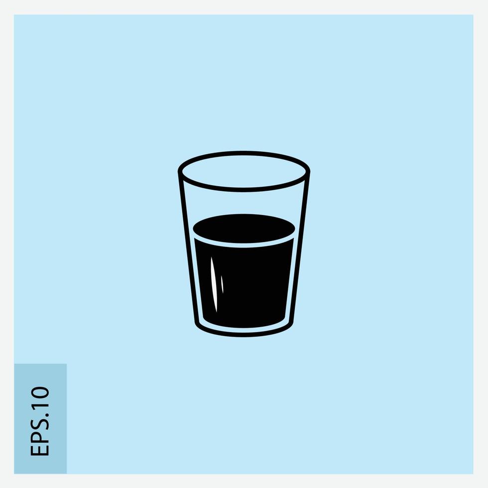 vaso mineral icono vector