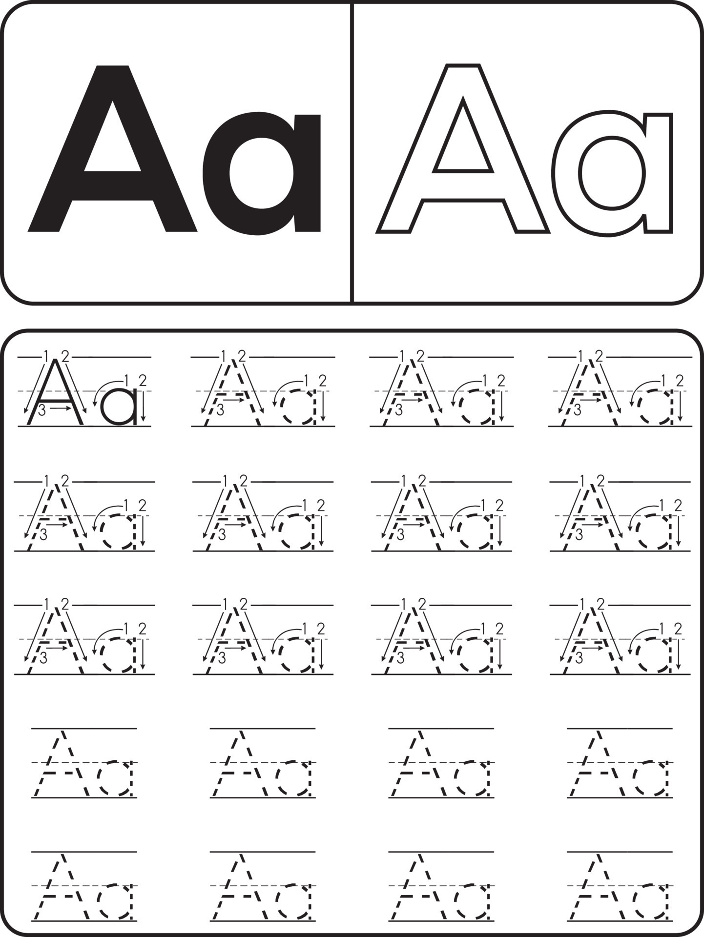Download Trace Font For Kids
