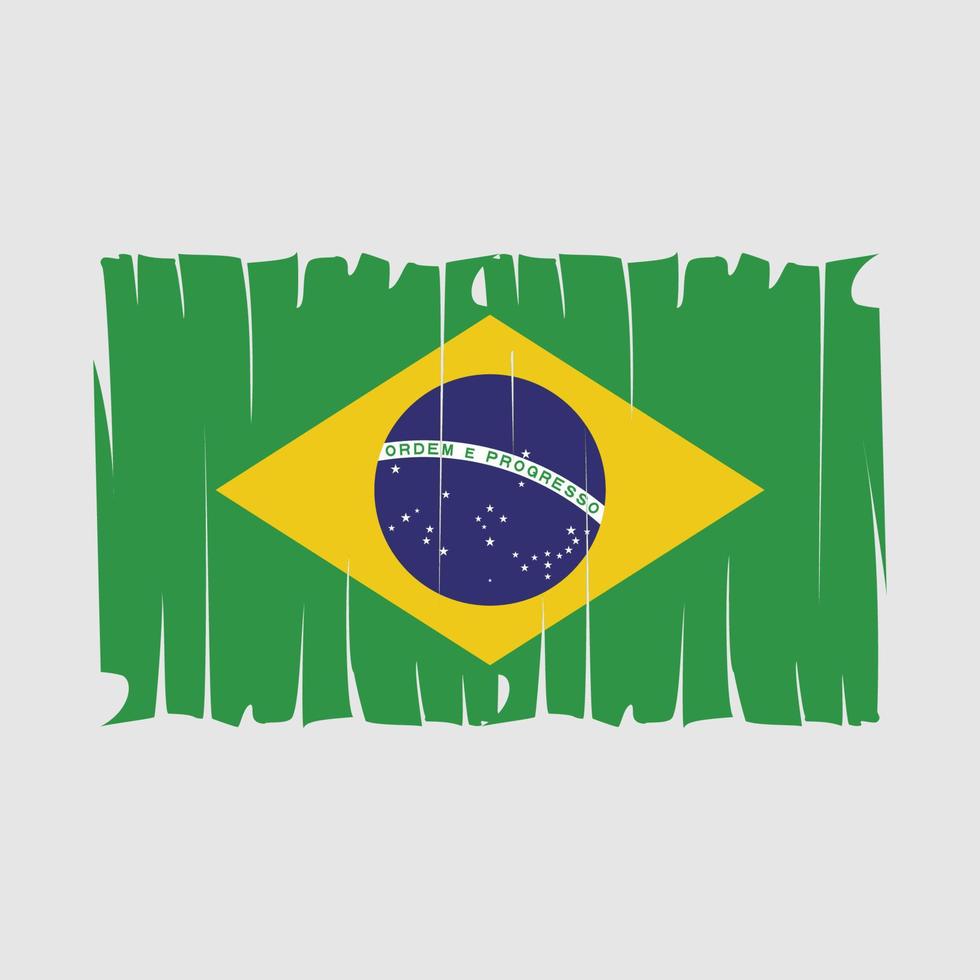 vector de la bandera de brasil