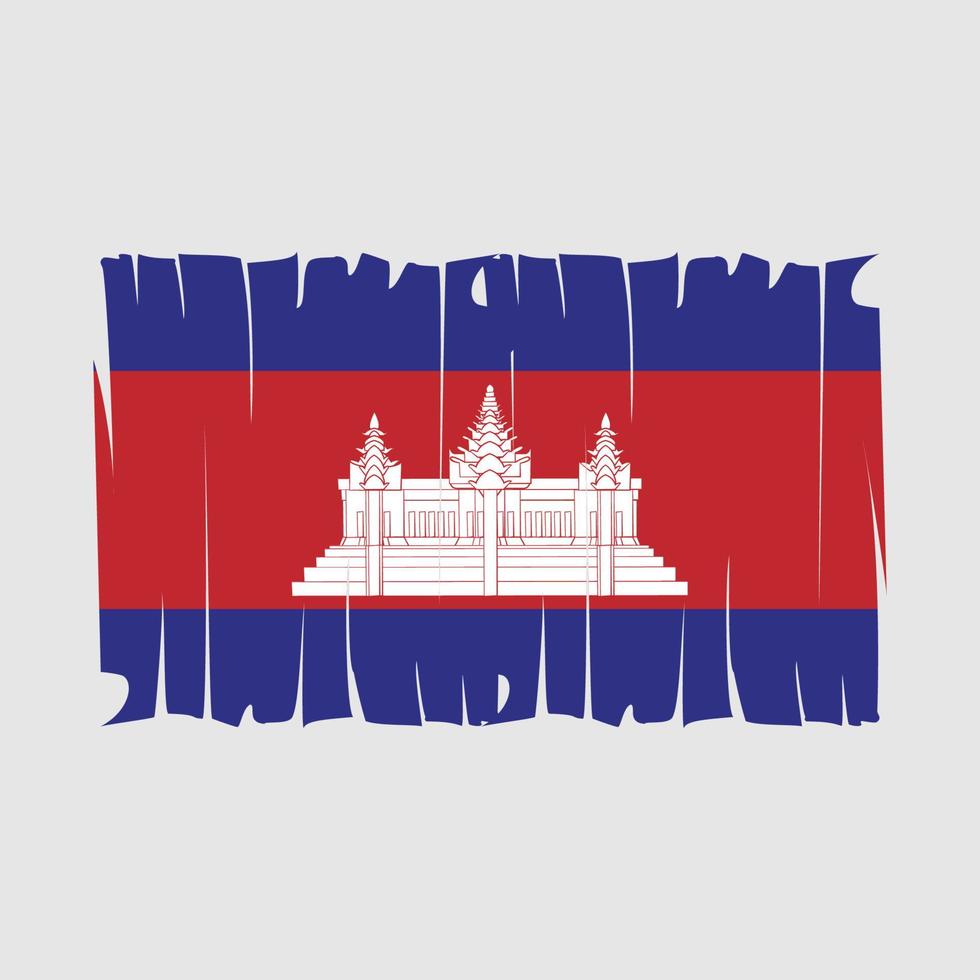 Cambodia Flag Vector
