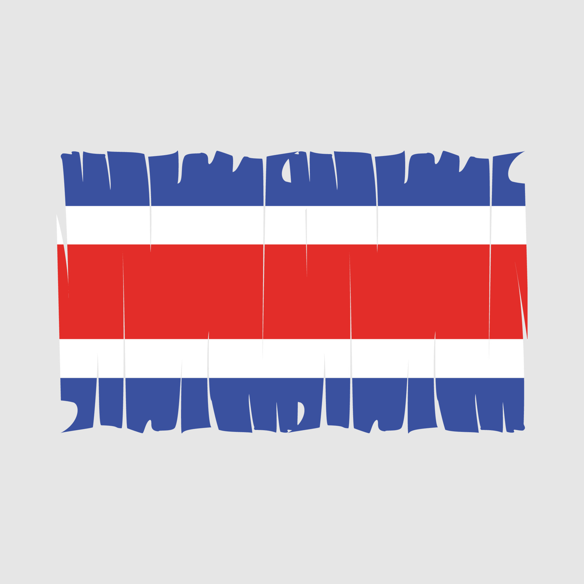 Costa Rica Flag Vector 20254462 Vector Art at Vecteezy