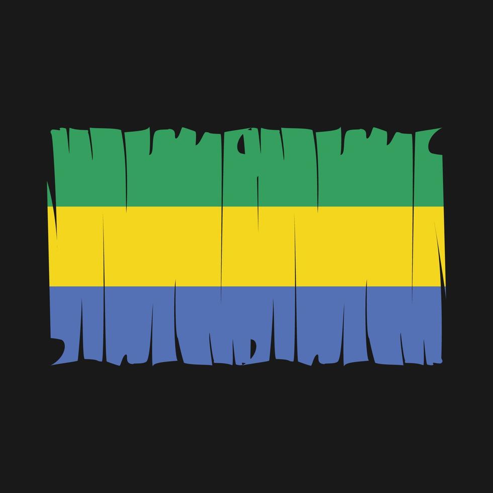 vector de bandera de gabon