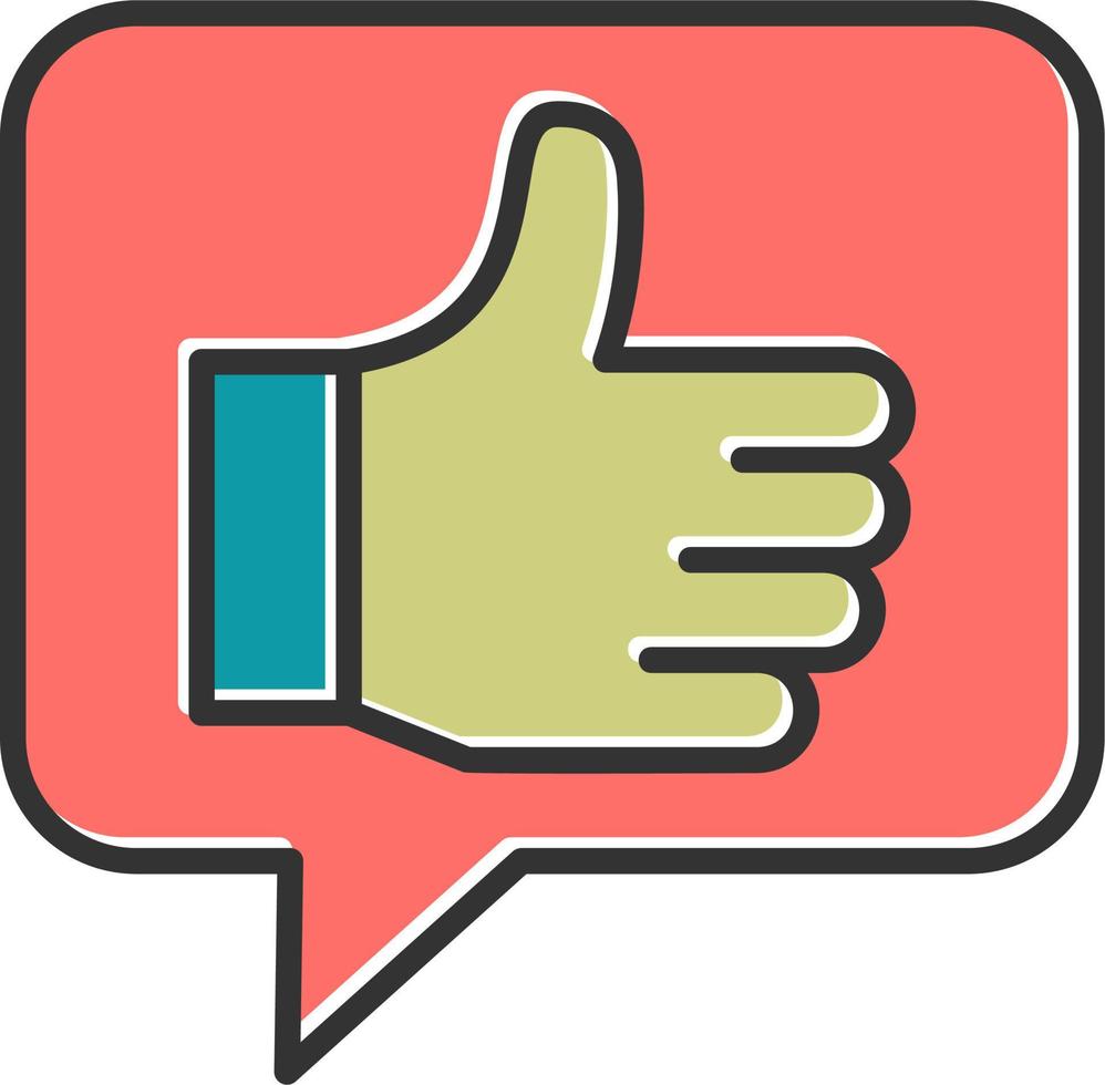 Thumbs Up Vector Icon