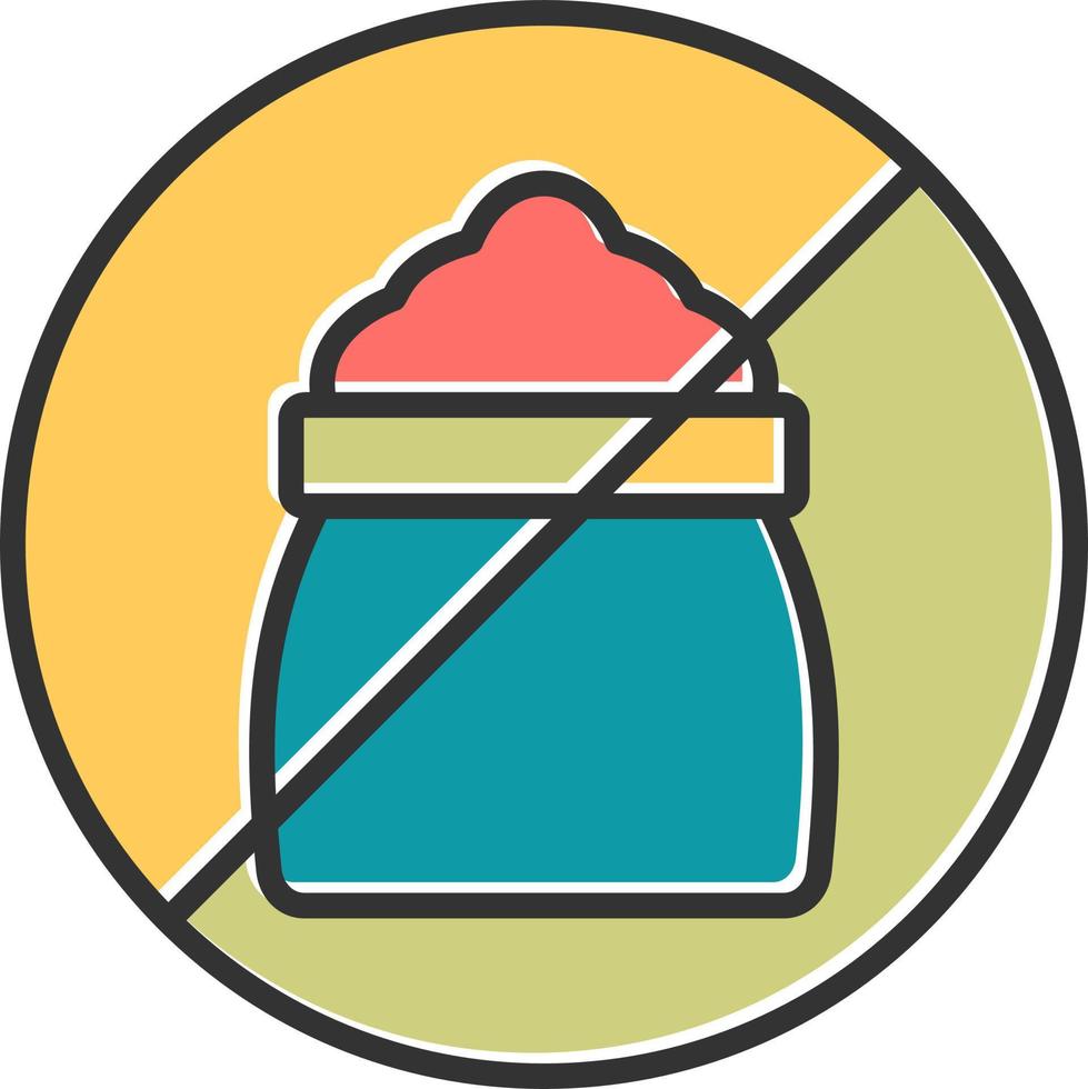 No Sugar Vector Icon