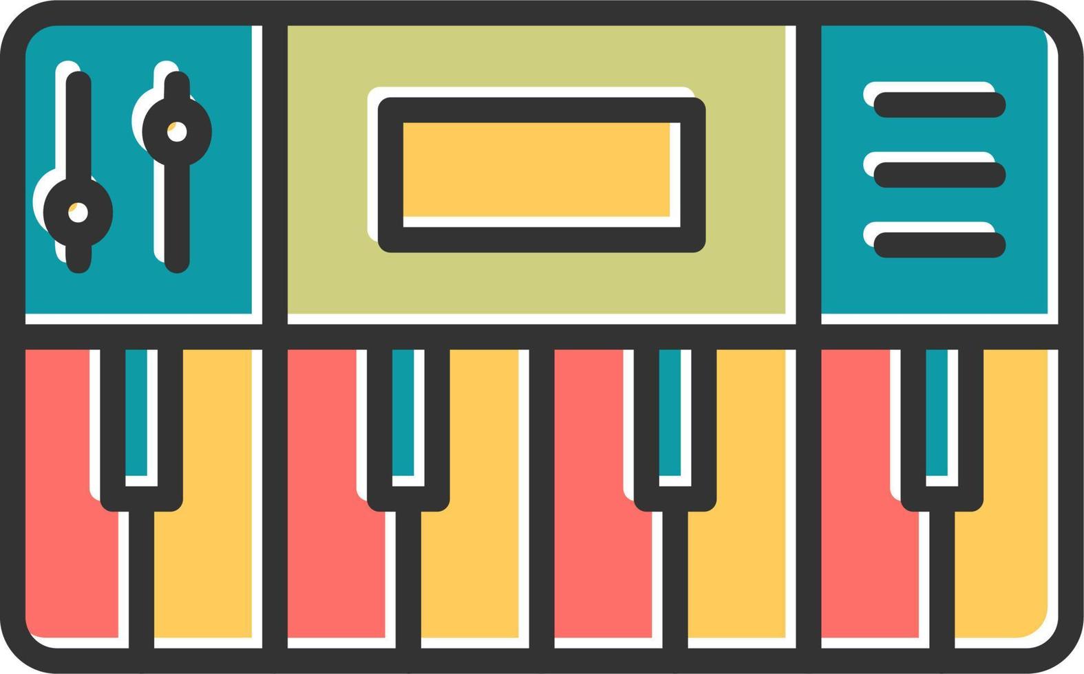 Synthesizer Vector Icon