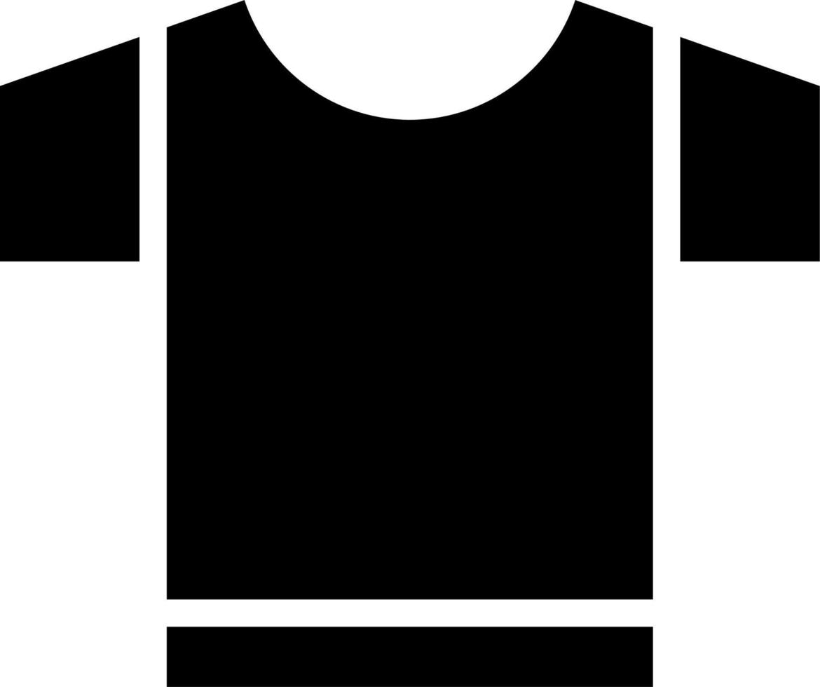 icono de vector de camiseta